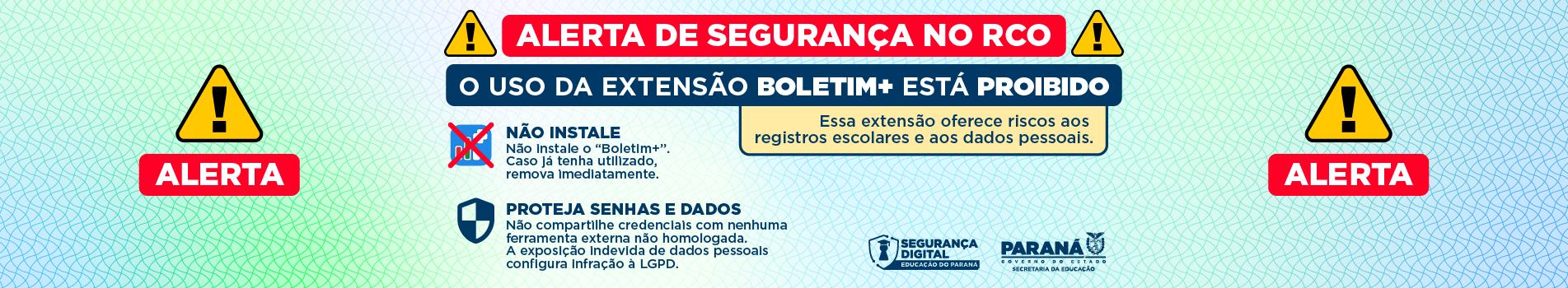 RCO - Alerta de segurança