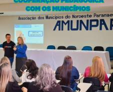 Reunião com o Núcleo de Cooperação Pedagógica dos Municípios