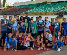 Aluno/Atleta da AETE é bicampeão nos 100mts e tricampeão  nos 200mts rasos na Regional dos Jogos Escolares do Paraná
