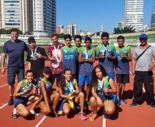 Aluno/Atleta da AETE é bicampeão nos 100mts e tricampeão  nos 200mts rasos na Regional dos Jogos Escolares do Paraná
