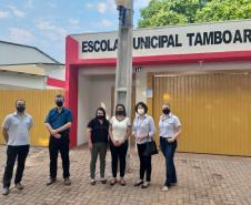 Visita do Chefe do NRE/Paranavaí ao município de Tamboara