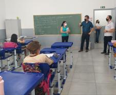 Visita do Chefe do NRE/Paranavaí ao município de Tamboara