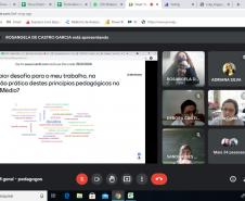 Reunião sobre o NEM - equipe Pedagógica