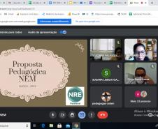 Reunião para construção da Proposta Pedagógica do Novo Ensino Médio
