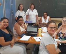 Ações pedagógicas equipe NRE de Paranavaí