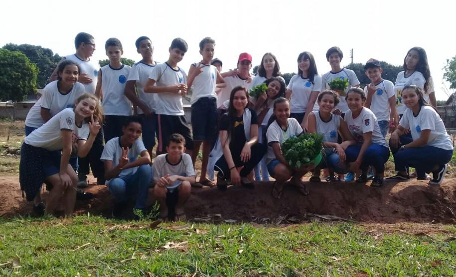 O projeto "Agrofloresta na escola O projeto "Agrofloresta na escola