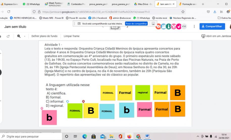 Encontro com as Secretarias Municipais de Educação para  estudos sobre Prova Paraná- Descritores.