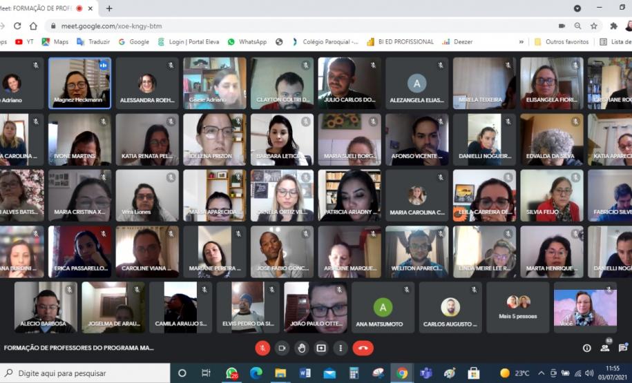curso do Programa Mais Aprendizagem – Foco na Aprendizagem,
