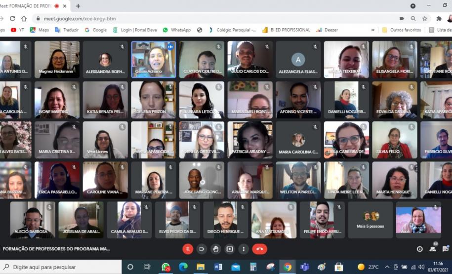 curso do Programa Mais Aprendizagem – Foco na Aprendizagem,