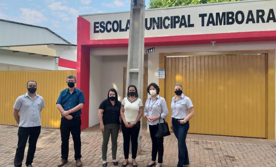 Visita do Chefe do NRE/Paranavaí ao município de Tamboara