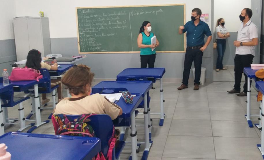 Visita do Chefe do NRE/Paranavaí ao município de Tamboara