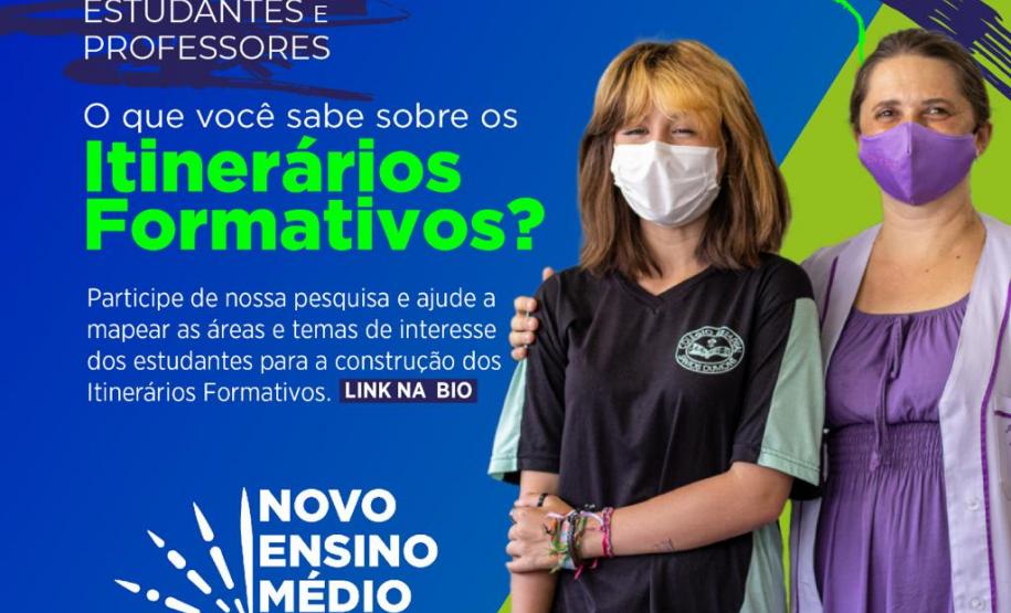 Pesquisa sobre os Itinerários formativos