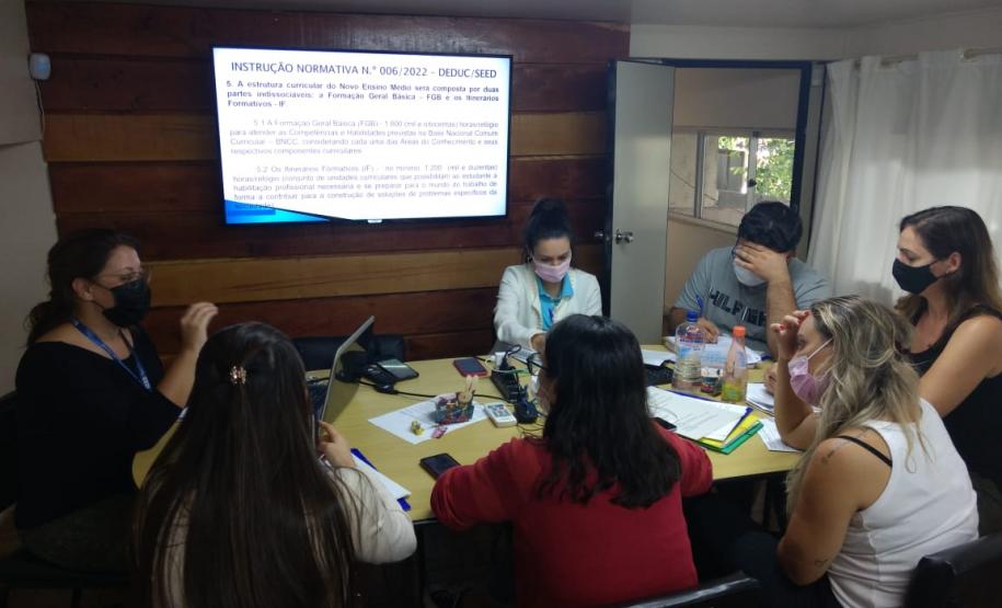 Reunião sobre o Novo Ensino Médio – 5°Itinerário para os novos Coordenadores dos Cursos Técnicos EP.TEC - Paraná