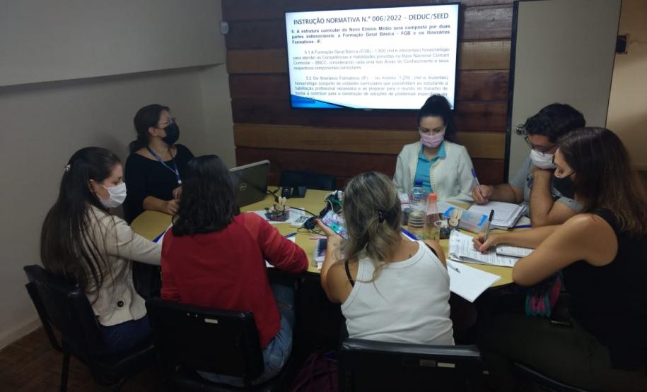 Reunião sobre o Novo Ensino Médio – 5°Itinerário para os novos Coordenadores dos Cursos Técnicos EP.TEC - Paraná